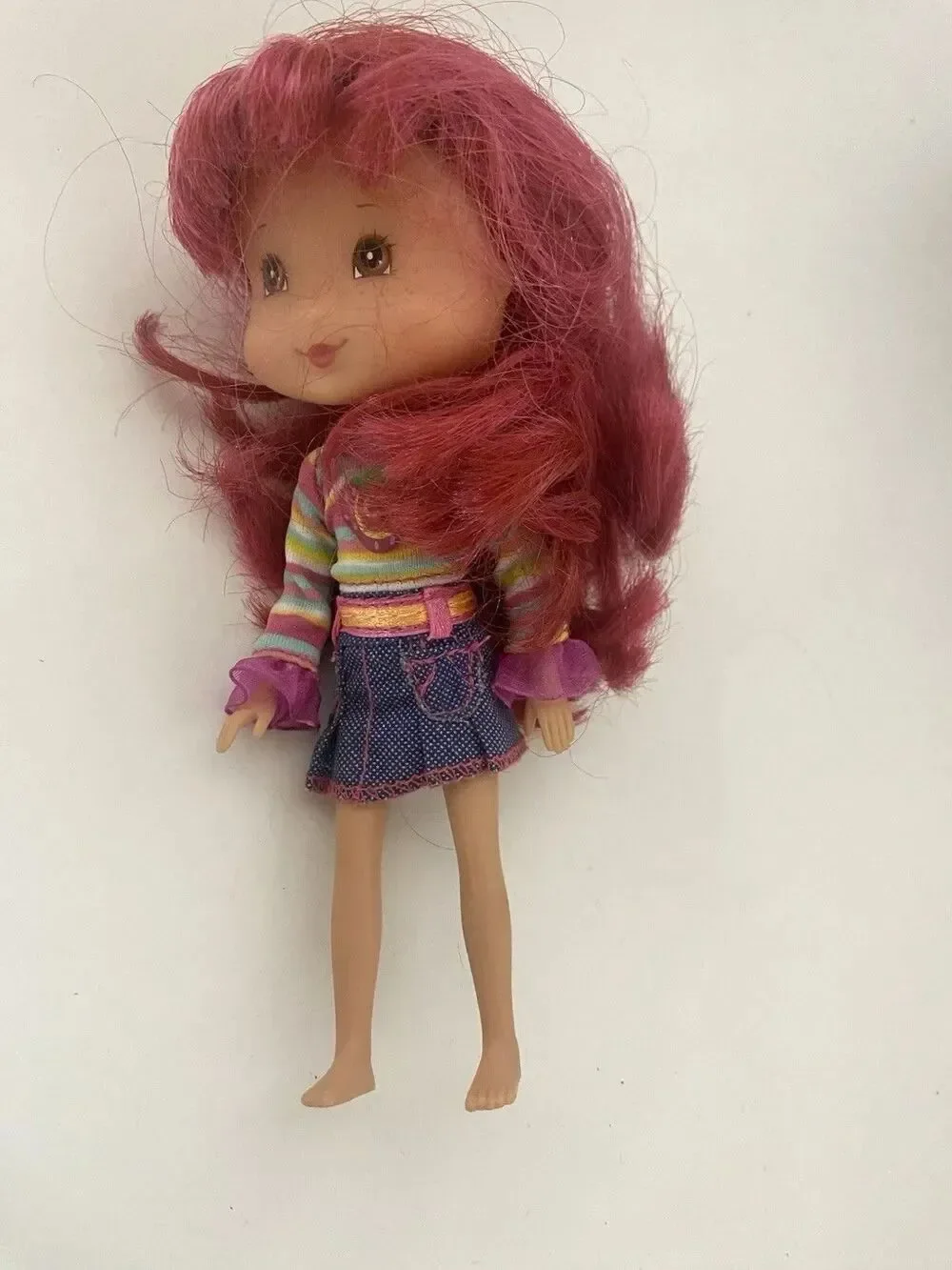 Strawberry Shortcake Doll Lot 3 + Hat Vintage Hasbro Playmates Berry Bitty Toys